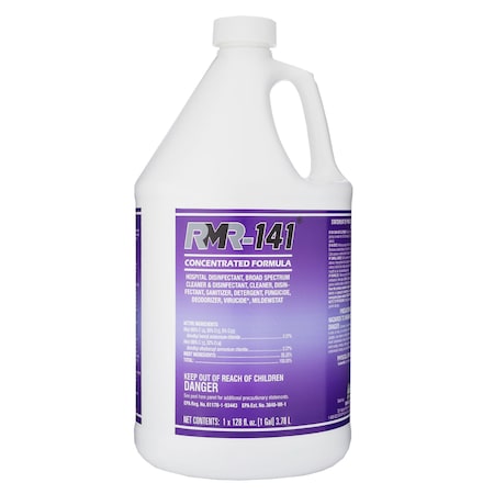 Rmr Solutions Cleaner, Fungicide, and Deodorizer Concentrate - Hospital Grade Disinfectant, Gallon RMR141GCON